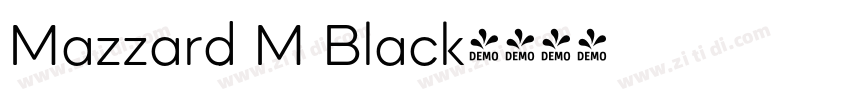 Mazzard M Black字体转换